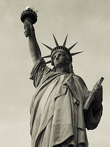 low angle photography of Statue of Liberty at Ellis Island, New York thumbnail