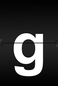 letter g text thumbnail