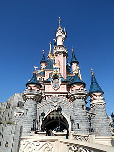 low-angle photography of Disneyland castle thumbnail