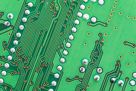 Electronic Circuit Board Close Up Background thumbnail