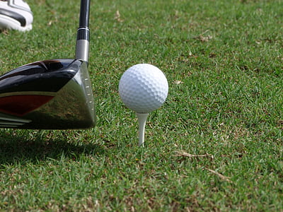 golf ball and black golf club thumbnail