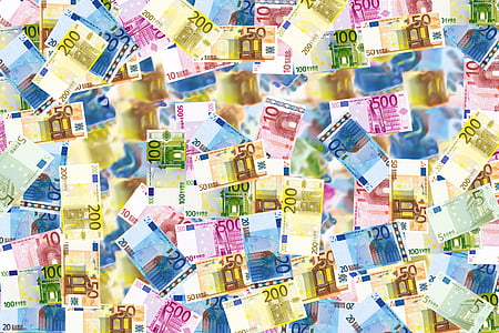 top view of Euro banknotes thumbnail