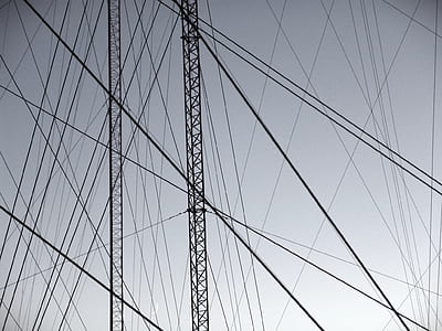 grayscale photo of cable wires thumbnail