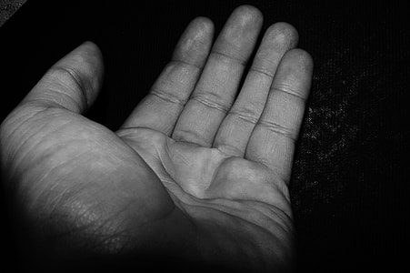 person's left hand thumbnail