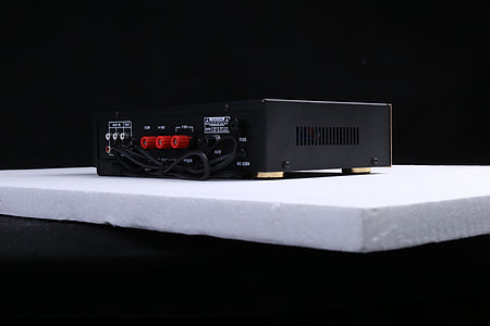 black electronic device on polystyrene board thumbnail