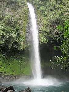 aerial photo of waterfalls thumbnail