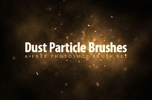 Free Dust Particle Photoshop Brush Set abr, psd file