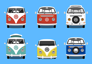  VW Camper Vector svg, ai file