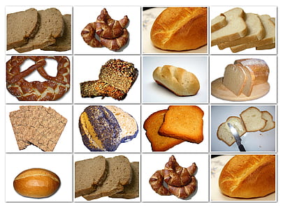 variety of bread collage thumbnail