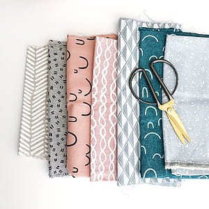fabric, material, textile, scissor thumbnail