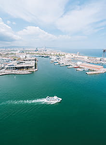 Aerial Photography of Boats and Buildings thumbnail