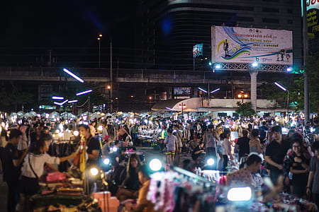 group of people at night market thumbnail