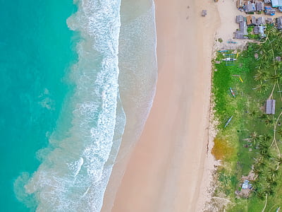 top view of beach thumbnail
