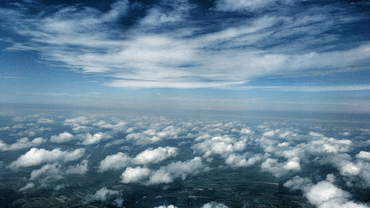 photography of clouds and land thumbnail