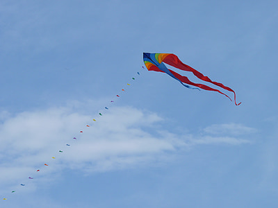 multicolored kite during daytime thumbnail