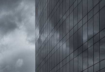 high-angle greyscale photo of building thumbnail