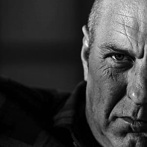 grayscale photo of man's face thumbnail