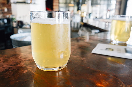 beer on clear rock glass thumbnail