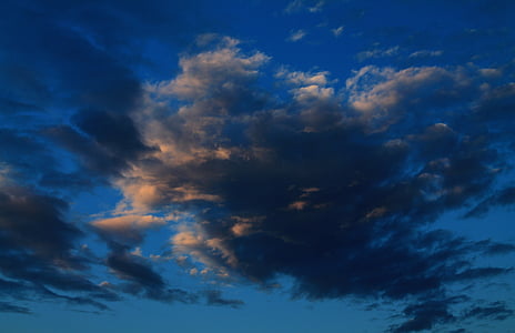 nimbus clouds under blue sky thumbnail