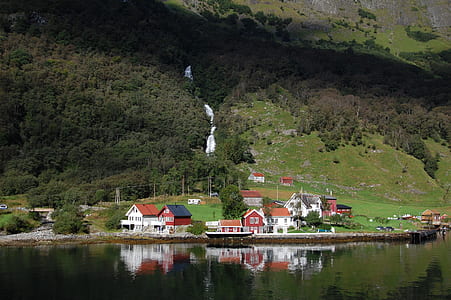 houses beside of body of water thumbnail