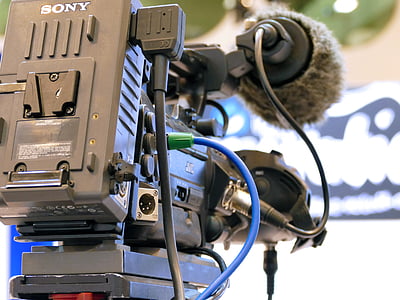 black Sony professional video recorder thumbnail