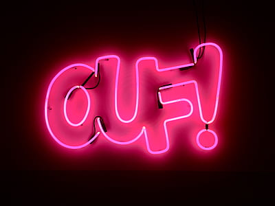 OUF! neon light signage thumbnail