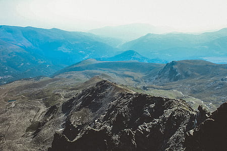 Bird's Eye View Photography of Mountains thumbnail