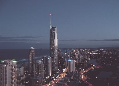 aerial photography of city thumbnail