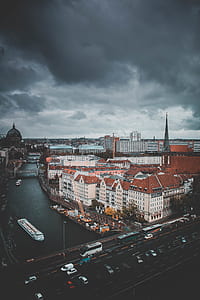 aerial photography of buildings thumbnail