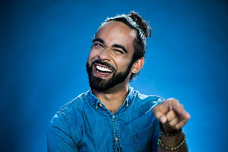 Happy Playful Young Man Photo thumbnail