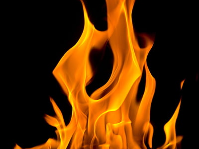 flame in black background illustration thumbnail