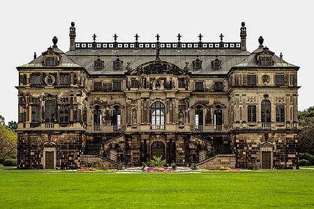 brown and grey concrete mansion house thumbnail