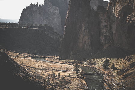 brown rock formation at daytime thumbnail