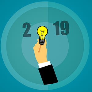 Illustration of new ideas in the new year thumbnail