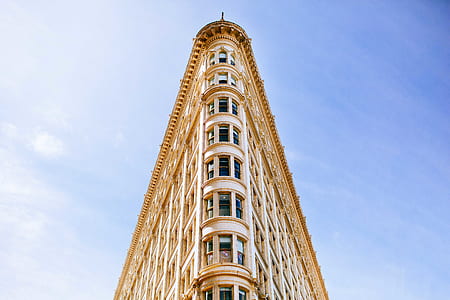 white painted building worms eye photography thumbnail