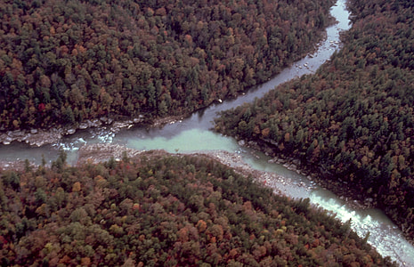 Aerial View of Big South Fork, Tennessee thumbnail