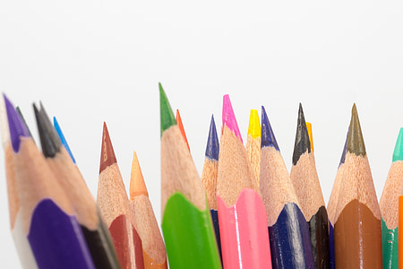 close up photography of assorted-color pencils thumbnail