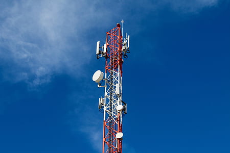 red and white transmission tower thumbnail