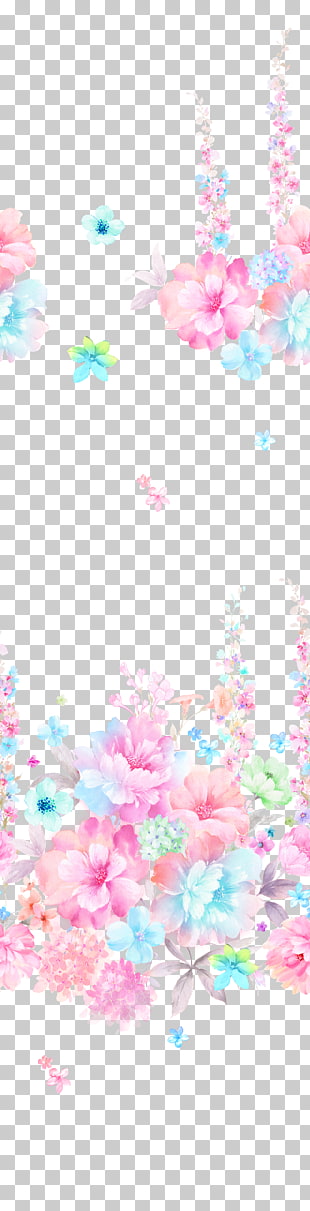 Painting Flowers Watercolor painting Graphic design, Watercolor flowers, floral background PNG clipart