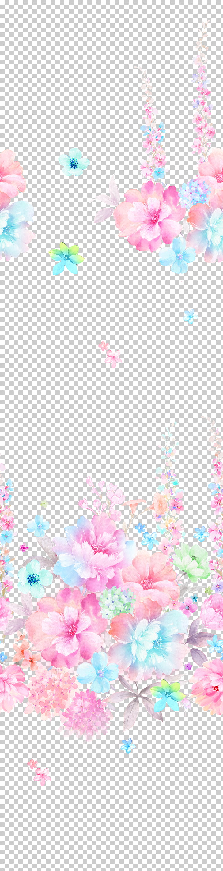 Painting Flowers Watercolor painting Graphic design, Watercolor flowers, floral background PNG clipart