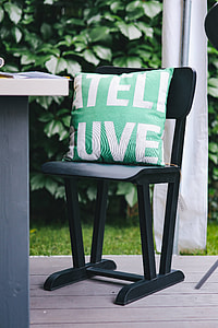 Various seats in a sunny garden thumbnail