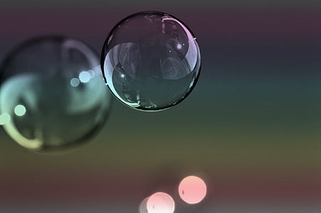 selective focus photo of floating bubble thumbnail