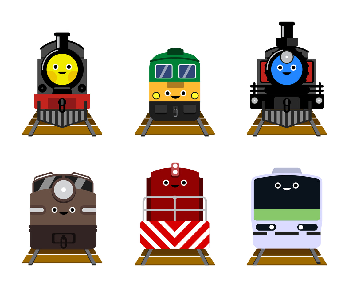 Free Train Cartoon Vector Svg Ai File Free Graphics Uihere