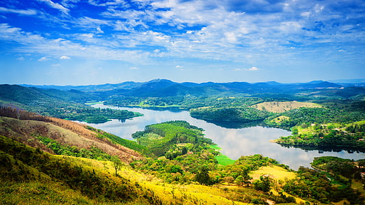 bird's eye photo of lake thumbnail