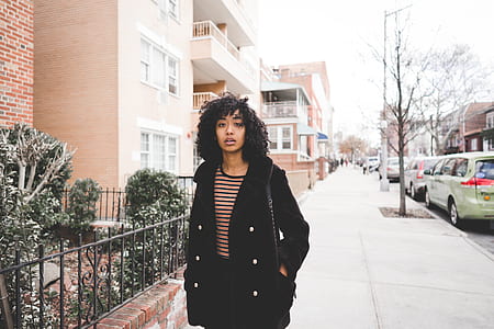 woman looking at the camera thumbnail