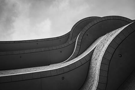 grayscale photography of building thumbnail
