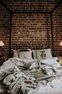 Drone, laptop and accessories lie on the bed ready for travel thumbnail
