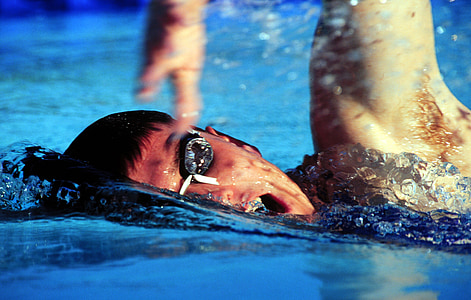 man swimming on pool thumbnail
