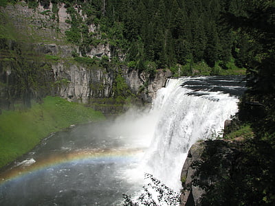 landscape photography of waterfalls thumbnail