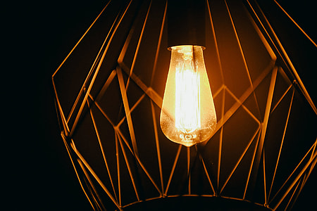 Lamp with Edison bulb thumbnail